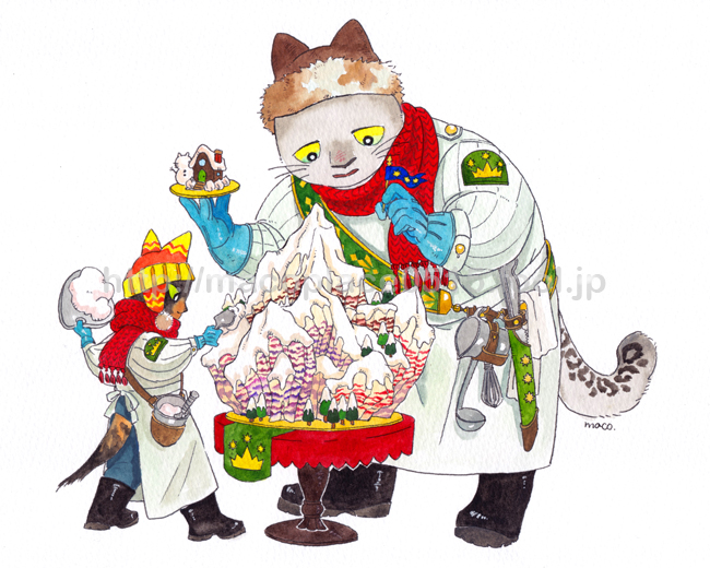 アイスケーキ屋の猫